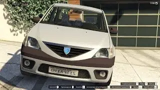 GTA 5 2004 Dacia Logan гта 5 авто машина car #авто #car #gta5 #гта5