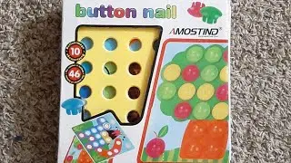 Button Nail Toy Review - Fun games for Kids!