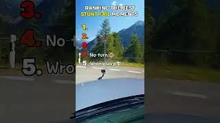Ranking the Best Stunt Fail Moments #shorts #fails #stunt