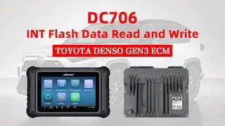 OBDSTAR DC706 Read and Write Toyota Denso Gen3 ECM on Bench- EOBDTool.co.uk