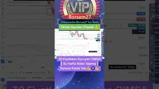 Borsam27 CİMSA Hissesinde Nokta Atışı Analizi #analiz #borsaistanbul #borsa #endeks