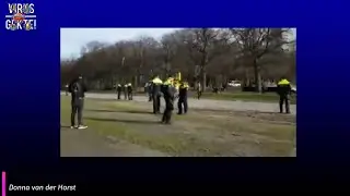 Malieveld Den Haag - Huilend meisje 13 jr mag niet terug naar haar moeder 20-02-2021