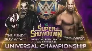 WWE Super Showdown 2020 Official Match Card