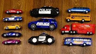 Big Collection of Diecast Cars Police Cars Reviewed in Hands