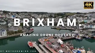 Brixham Harbour & Marina Drone Flyover | Stunning Aerial Views in 4K