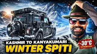 I Entered Spiti in Peak Winter&hellip;Kashmir to Kanyakumari Journey Reaches Winter Spiti ❄️