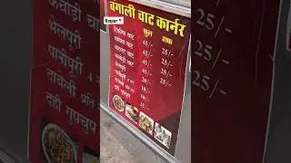 Bangali chaat corner in Raipur | Best chaat in Raipur #raipurfood #raipurfoodielove #raipur #foodie