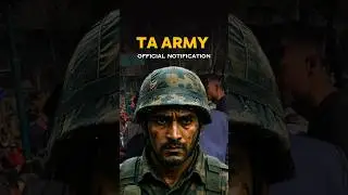 Territorial Army परमानेंट भर्ती official notification | TA Recruitment 2025 #shorts #army