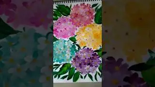 Blooming colors of happiness#FlowerPainting #ArtShorts #CreativeVibes #AcrylicPainting #ColorfulArt