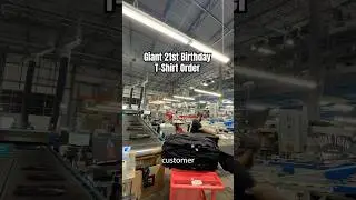 500 T-Shirts for One 21st Birthday