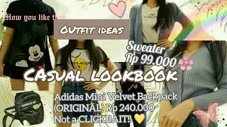 ADIDAS Bag (ORI) Rp 240K! | OUTFIT IDEAS INDONESIA 2020 🌸 | CASUAL LOOKBOOK ~ 🐝
