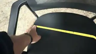 Full Measurements, Height, Width, and Seat Area of Sweetcrispy Stackable Guest Chair