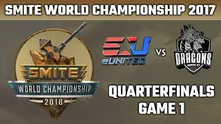 SMITE World Championship 2018: Quarterfinals - eUnited vs. Black Dragons (Game 1)