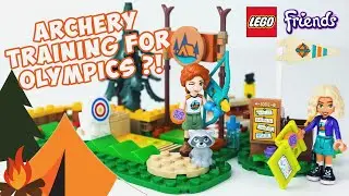 LEGO Friends Olympic Archery Training ⁉️🏹🌲🎯 | 2024 Build & Review