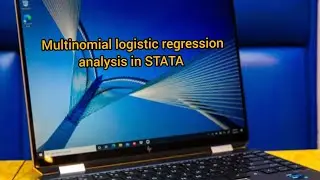 How run multinomial logistic regression analysis in STATA 🥳🎉