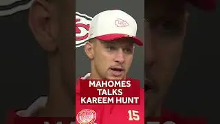 Patrick Mahomes on Kareem Hunt's 2025 season and history in Kansas City #chiefs #nfl #football