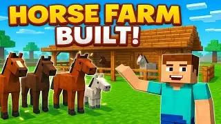 Building an Epic Horse Farm in Mini Block Craft 🐴 | Best Farm Design Tutorial!