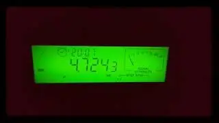 4.724 MHz Number Station broadcasting again