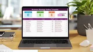 Business Strategy Outline Checklist in Excel
