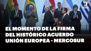 FIRMA DEL ACUERDO UNIÓN EUROPEA - MERCOSUR | DNews en vivo desde Asunción