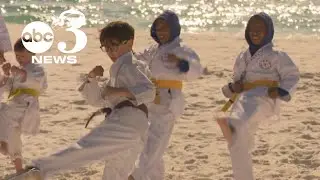 Pensacola native returns home with students for beach training after wildfire tragedy
