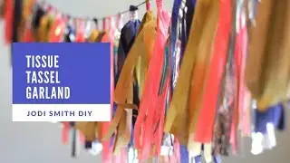 Tissue Tassel Garland Tutorial