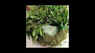 Compostable Hand Made Wreaths with Isla Chaney 🎄🌟 #christmas #merrychristmas #handmadewreath