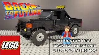 MY CUSTOM LEGO BACK TO THE FUTURE 1985 TOYOTA SR5 MOC! 🕰️⏰ 
