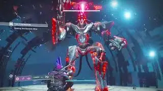 The boss wanted to join the battle early. destiny 2 pyramidion nightfall.