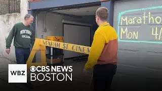 Boston man turns garage into neighborhood movie theater