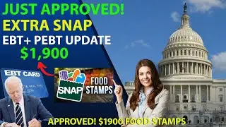 $1900 Food Stamps Approved!!Extra Snap EBT + PEBT Benefits 2023 Update #snap #foodstamps