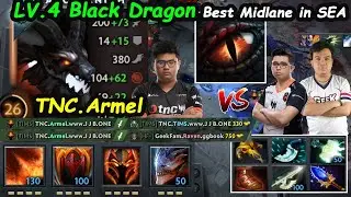TNC Armel [Dragon Knight] LV.4 Black Dragon Best MIDLANE in SEA vs Raven , Tims  Dota 2 pro Gameplay