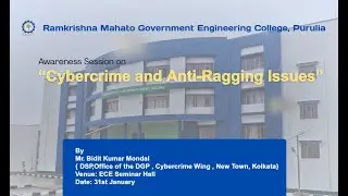 Awareness Session on &ldquo;Cybercrime and Anti-Ragging Issues&rdquo;   #rkmgec
