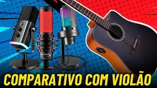 AM8 vs HyperX vs A8 Plus - SUPER COMPARATIVO DE CAPTAÇÃO DE INSTRUMENTO ACUSTICO