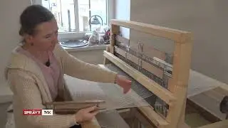 Ľan sama pestuje, spracúva a vyrába z neho textílie