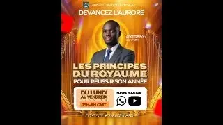 Bienvenue &agrave; Devancer l'aurore du Jeudi 15 Janvier 2026