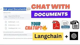Chat with Multiple Documents | LangChain | ChatGPT For Your DATA | Python