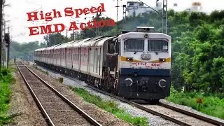 HIGH SPEED Trains of INDIAN RAILWAY - EMD Diesel Locomotives