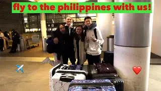 (PHILIPPINES) FLY TO THE PH WITH US! Vlogmas Day 22 | Nicole Laeno