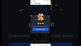 Tap Coin 6 October Lucky Code Today | Tapcoin Bounty Code | Tapcoin Youtube Video Code