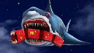 TRANSFORMER EATER TRAIN AND SHARK PLANE! (Animation)