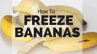 How to Freeze Bananas (for Smoothies) - Quick and easy