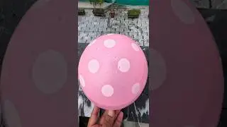 Pink Balloon Drop Test 💥 Dot vs Plain &ndash; Which One Wins? #asmr