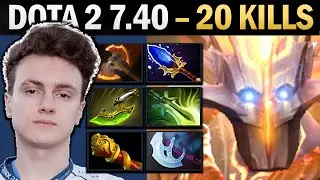 Juggernaut Pro Carry with Aghanims and 20 Kills - Dota 7.41