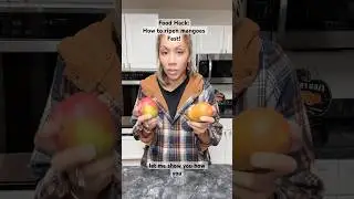 Food Hack: Ripen Mangoes Faster #foodhacks #foodhack #lifehacks #hacks #kitchenhacks #kitchentips