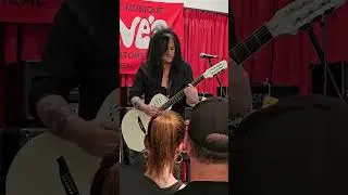 Steve Stevens plays Eyes Without a Face at Steve's Music Store in Montreal 08.15.2024