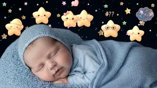 4 Hours Baby Sleep Music🌙Mozart Clarinet Quintet & Brahms Lullaby | Rock-a-bye Baby | Piano & Cello