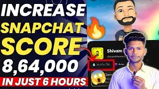 SNAP SCORE HACK | FAST APK🔥| HOW TO increase snapchat SCORE | SNAP SCORE INCREASE | TECHNICAL VEMO