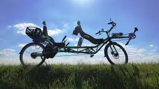 Nazca Quetzal Recumbent Tandem Bike Chain Drive to VEER Split Belt pro Transformation 2.part
