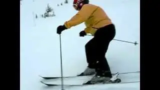 Whistler ski instructor Linda Winter carving it up into her late 60's
